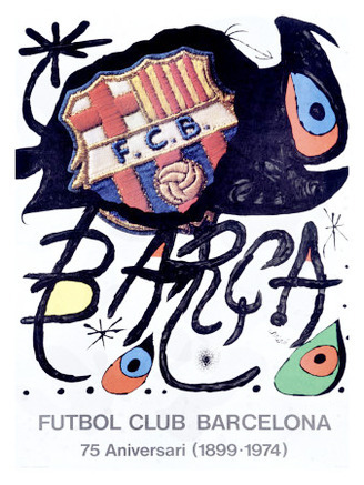MIRO SOCCER BARCELONA POSTER