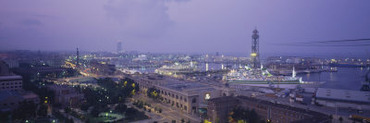 High Angle View of a City, Barcelona, Spain