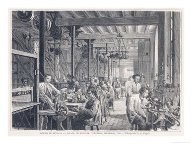 Workers at the Isaura Metalworks Barcelona