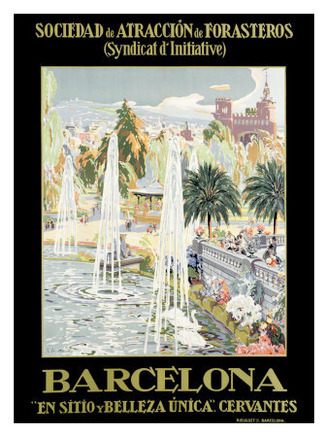 Barcelona Spain Fountain