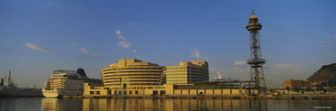 Building at the Waterfront, World Trade Center Barcelona, Barcelona, Catalonia, Spain