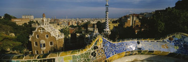 Parc Guell, Barcelona, Catalonia, Spain