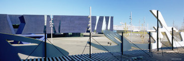 Modern Buildings, Triangle Building, the Forum, Barcelona, Spain