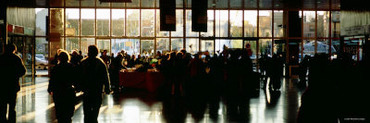 People Gathering at a Train Station, Sants Station, Barcelona, Spain