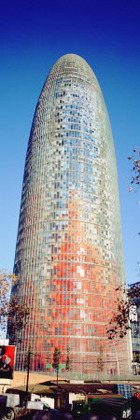 The Torre Agbar, Barcelona, Spain