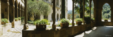 Porch of a Building, Montserrat, Barcelona, Catalonia, Spain