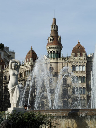 Placa Catalunya, Barcelona, Catalonia, Spain