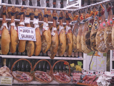 Jamon Shop, Barcelona, Catalonia, Spain