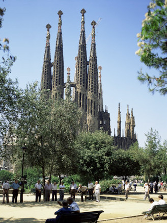 Gaudi's Sagrada Familia, Barcelona, Catalonia, Spain