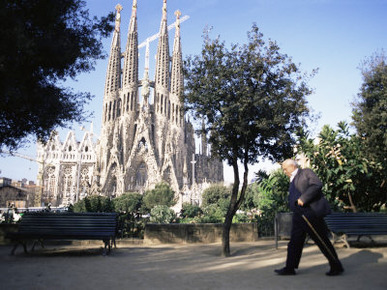 Sagrada Familia Cathedral, Barcelona, Catalonia, Spain