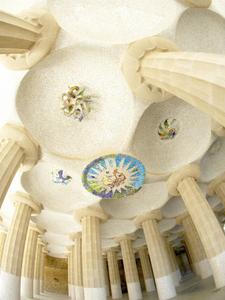Parc Guell (Guell Park), Barcelona, Catalonia (Cataluna), Spain