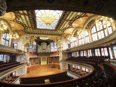 Palau de la Musica Catalana, Barcelona, Catalonia, Spain