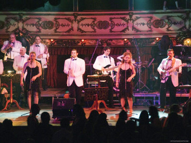 Salsa Band Performing in la Paloma, Barcelona, Catalonia, Spain